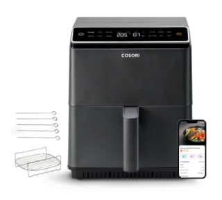 Freidora Cosori Dual Blaze Chef Edition Negra 6,4L por 139,90€ (cuenta nueva por 129,90€)