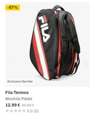 Recopilación de mochilas desde 2,99€ en Sprinter