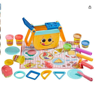 Play-doh Arcilla Picnic Set por 12€