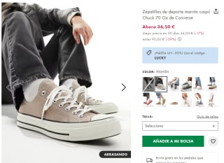 Hasta 60% + 30% Extra descuento en tu compra en tienda Asos