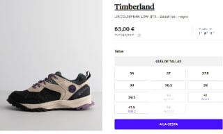 Zapatillas de Mujer Timberland LINCOLN PEAK LOW GTX por 56.7€