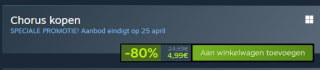 Chorus voor €4,99 via Steam
