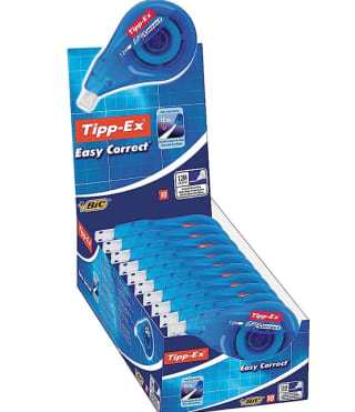 Tipp-Ex Correctie roller 10 stuks voor €8,51 bij Amazon.de