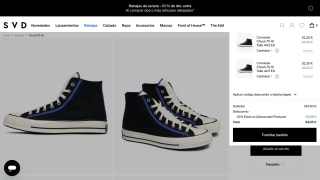 2 pares de zapatillas Converse Chuck 70 HI por 94,05€