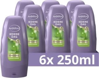 Andrélon Conditioner -Iedere Dag - Verrijkt met voedingsrijke zonnebloemolie - 6 x 250 ml voor €8,82 bij Bol.com