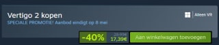 Vertigo 2 voor €17,39 via Steam