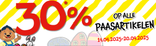 30% korting op paasartikelen bij TEDi