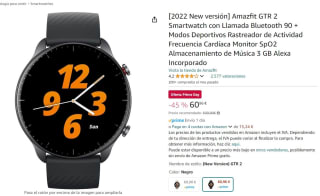 Reloj Amazfit GTR 2 por 60,96€