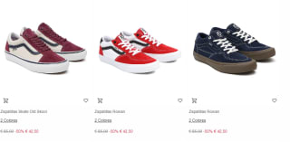 Hasta 50% + 20% Extra descuento en tu compra en Vans