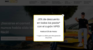 Código 10% Descuento packs Carnet con RACC