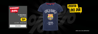 Camiseta infantil del Fc Barcelona por 3,33€