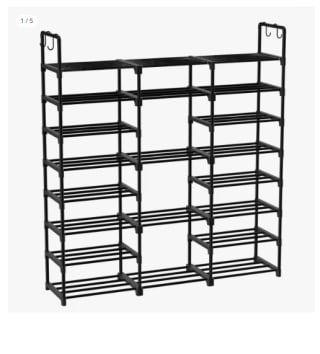 Zapatero de 8 Niveles, 46-50 Pares de Zapatos por 10.22€