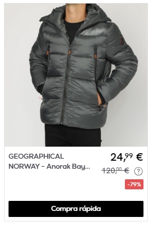 Ropa Geographical Norway desde 9,99€ preciazos