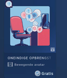 Twee avatarkaders en één bewegende avatar gratis via Steam