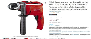 Taladro percutor de Einhell por 17,81€