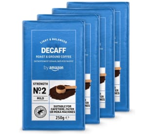 Café molido Natural descafeinado certificado Rainforest Alliance 4 x 250gr a solo 9,82€