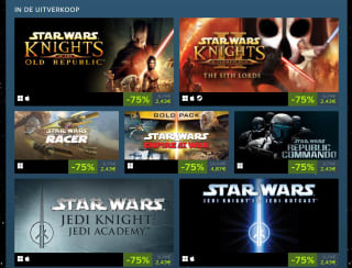 Tot 75% korting tijdens de Star Wars Day Games sale via Steam
