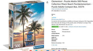 Clementoni - Puzzle Adulto 500 Piezas Collection Miami Beach Floridaclementoni por 5,99€