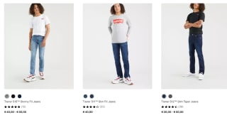 25% korting op je gehele bestelling bij Levi's