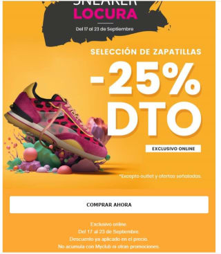 Descuento de 25% en muchos zapatillas en Fund Grube