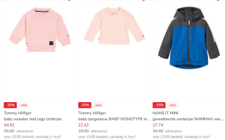 Mid Season Sale tot -30% korting op kids merkkleding zoals Retour Denim, Tommy Hilfiger en meer bij Kleertjes.com