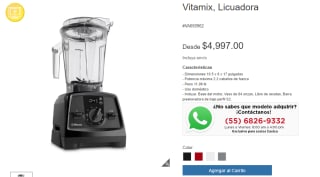 Licuadora Vitamix Venturist V1200 por $4,997 en Costco
