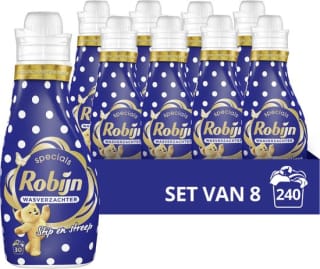 Robijn Specials Stip en Streep Wasverzachter 240 wasbeurten voor 15,65 euro