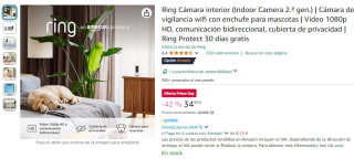 Ofertas en cámaras Blink y timbres Ring en Amazon precios minimos