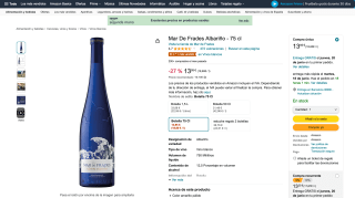 Vino Mar de Frades Albariño por 13,95€