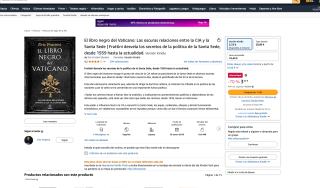 El libro negro del Vaticano: Las oscuras relaciones entre la CIA y la Santa Sede versión Kindle por 3,32€