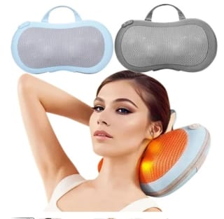 Almohada de masaje eléctrica para columna Cervical por 17,95€