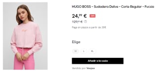 Sudadera para Mujer Hugo Boss Delive por 24.99€