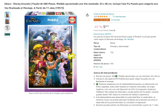 Puzle marca Educa, Disney Encanto de 500 Piezas por 5€