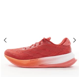 Zapatillas Supernova Comfortglide Adidas Running de deporte rojas por solo 62,40€