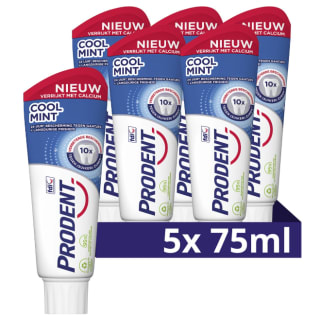 Prodent Tandpasta - Cool Mint - 5 x 75 ml voor €4,06 bij Bol.com