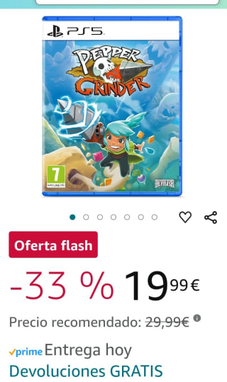 Pepper Grinder PS5 por 19,99€.