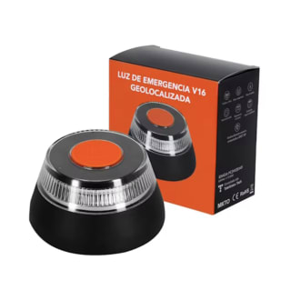 Baliza de emergencia V16 conectada con geolocalizacion DGT 3.0 luz de emergencia por solo 29,40€