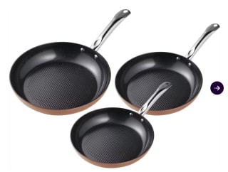 Buccan cooking - Keramische Koekenpannenset - 20 - 24 en 28 cm voor €39,95 bij Ibood