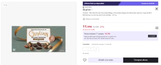 Guylian Bombones de Chocolate Belga 37 Unidades por 7.2€