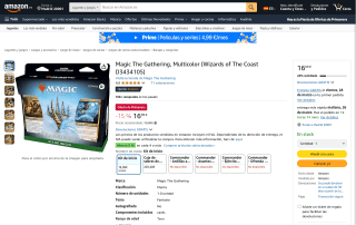 Magic The Gathering Multicolor Wizards of The Coast D3434105 por 16,09€