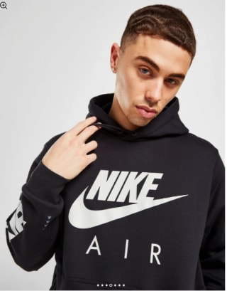 Nike Sudadera con capucha Air Brushed Back por 20€