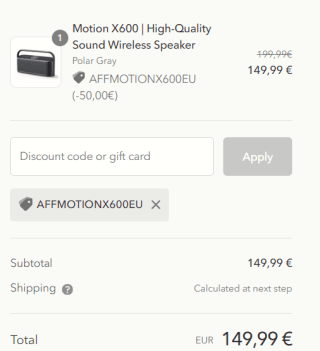 Anker Motion X600 Draadloze stereoluidspreker voor €149,99 dmv code bij Soundcore