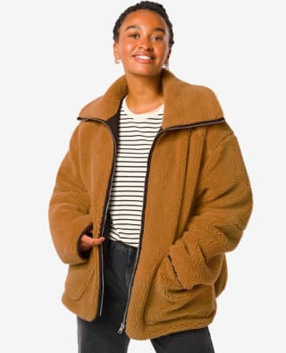 Dames teddy jas voor €40 bij de Hema