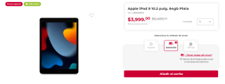 iPad 9 10.2" 64GB por $3,999 | Office Depot