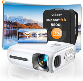 YABER Proyector 5G WiFi Bluetooth 1080P Full HD 15000 Lúmenes Proyector 4K por 152,99€