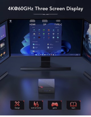 Mini PC NiPoGi Ryzen 5 5500U (6C/12T, hasta 4,0 GHz) por 309.95€