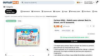 Carioca 43261 Maletín para colorear por 9,99€