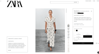 Pantalón ZARA CULOTTE Bordado contraste por solo 19,99€