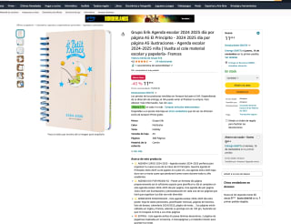Agenda Grupo Erik escolar 2024 2025 por solo 11,89€
