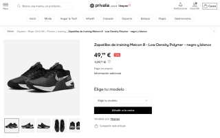 Zapatillas Nike Metcon 8 por 49,99€